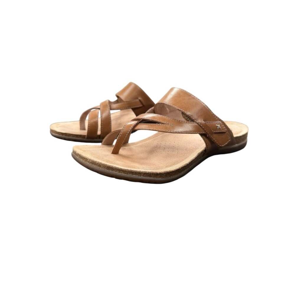 Taos Perfect Sandal Tan Leather Sz. US9
